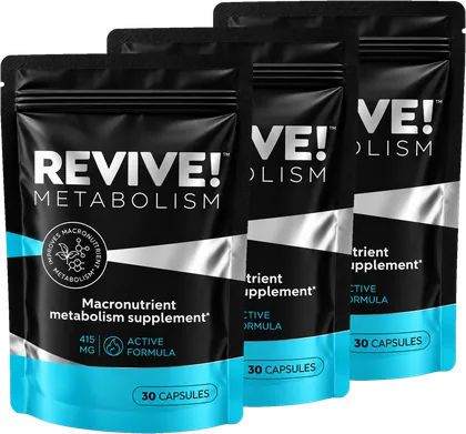 Revive! Metabolism Capsules – 90-dagarsförråd, 3 förpackningar